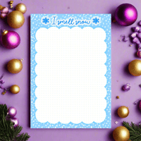 Image 2 of I Smell Snow Notepad