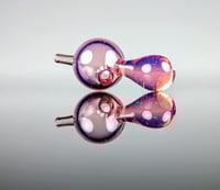 Image 2 of Peach Opal Agate 25mm Bubble Cap