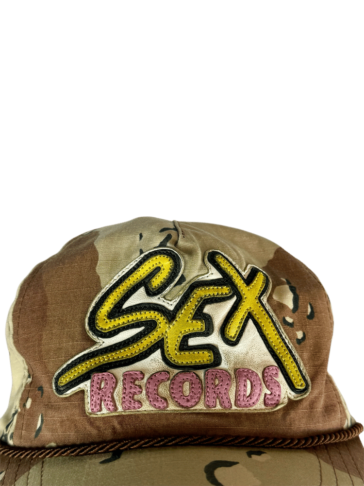 Image of Chrome Hearts Mattyboy Sex Records Camo Hat