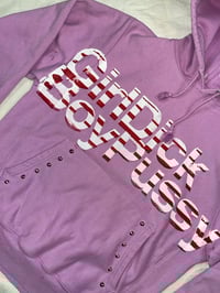 Image 3 of GURLDUCK HOODIE LILA 