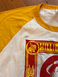 Image 2 of Red Headed Stranger-yellow raglan  *flawed*