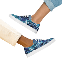 Women’s lace-up shoe's (Tie Dye)