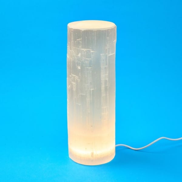 Image of Selenite Lamp Large 22cm