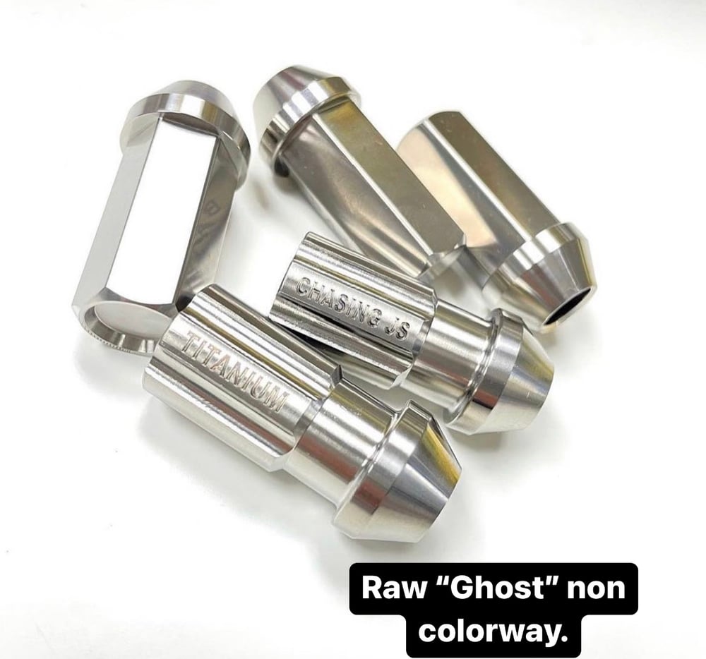 Chasing JS Titanium Extended Closed End Lug Nuts  (M12)