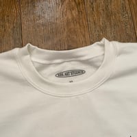 Image 5 of SACRED HEART SWEATSHIRT - white