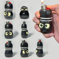 Image 2 of Black Bowling Pin 1 Of 1 Clay Lighter Case