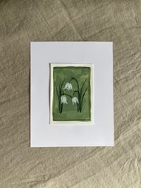 Original Snowdrop Painting 