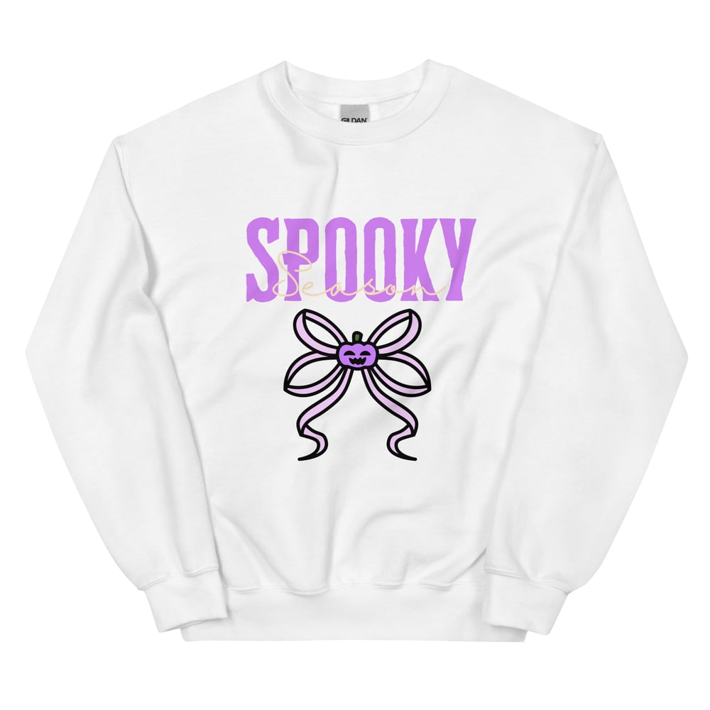 Image of Spooky purple ribbon Unisex Sweatshirt