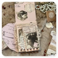 Image 8 of Vintage French envelope of lace samples and booklet