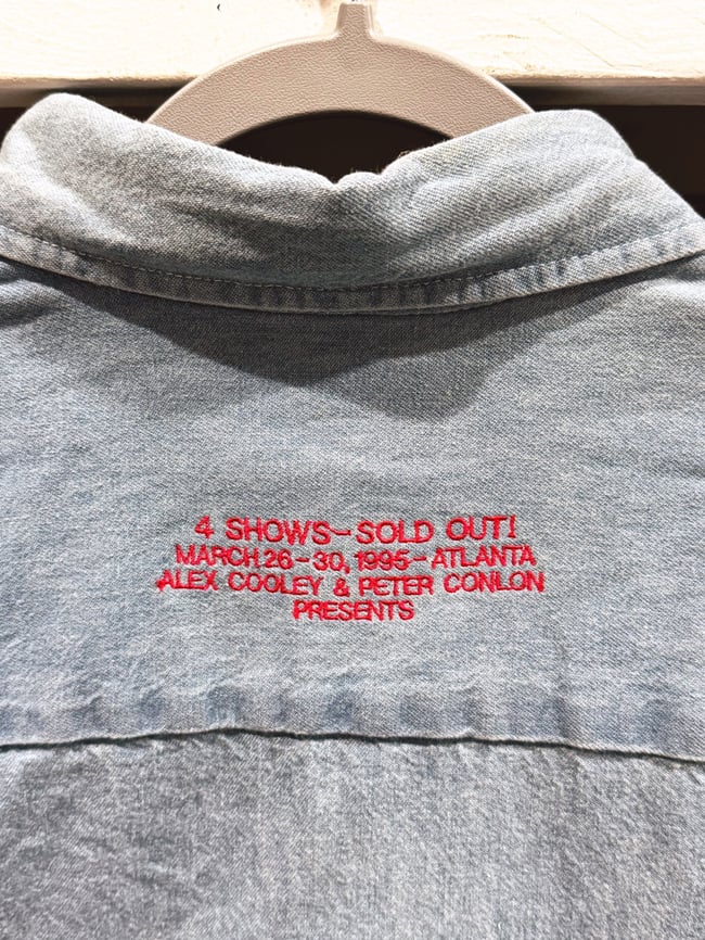 Grateful Dead 1995 Omni Atlanta Denim Work Shirt - Fits XL