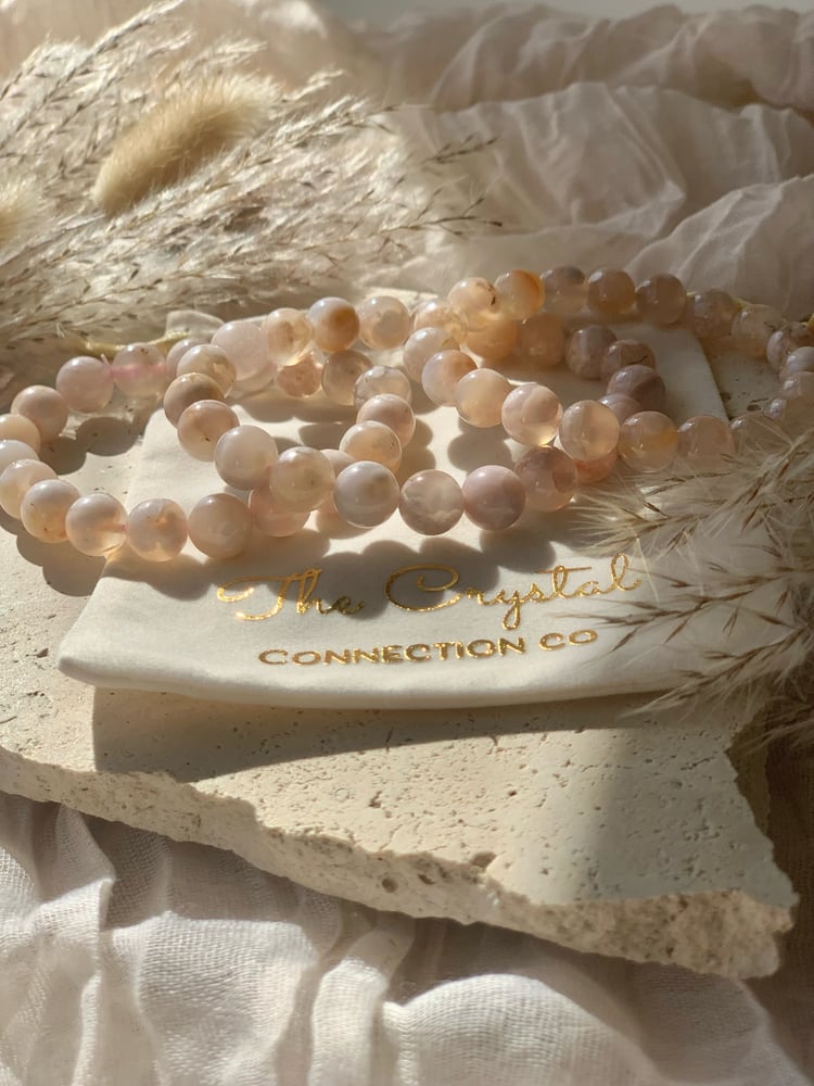 Image of Flower Agate Bracelets  