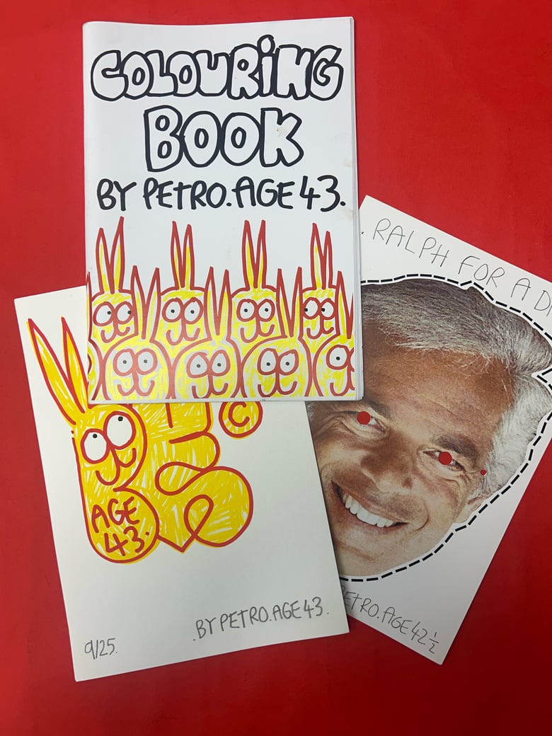 Image of Petro colouring book limited pack