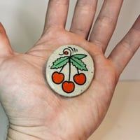 Image of Cherry brooch 