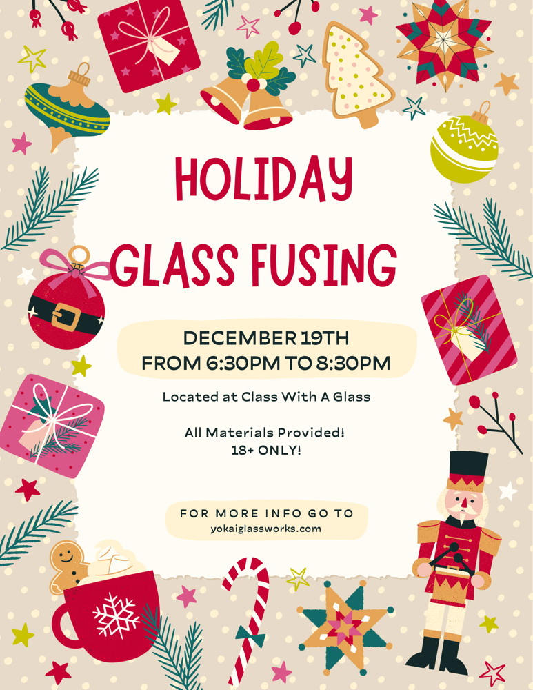 Image of Holiday Glass Fusing Workshop!