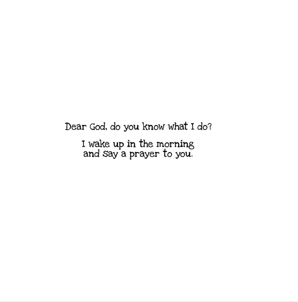 Image of Dear God, Do You Know What I Do?
