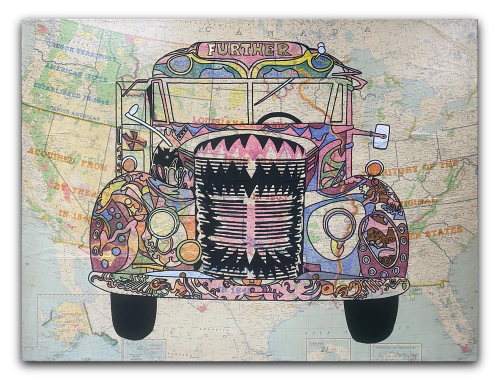 Image of “FURTHER” BUS PAINTING