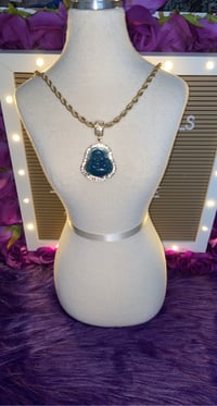 Image 3 of Iced Buddha Necklace 