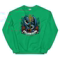 Image 3 of Dragon Fire old school Unisex Sweatshirt