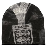 Image 3 of ‘mega fan’ beanie (grey)