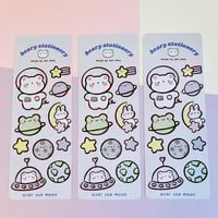 Image 1 of Over the Moon Holographic Vinyl Sticker Sheet