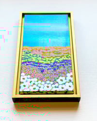 Image 5 of Field of Dreams - Hand painted Floral Art - 6x12"; Framed