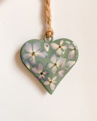 Image 2 of Multi-colored Heart Ornaments - Second Set Of 3 