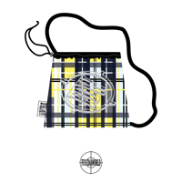 Image 1 of F DRAWSTRING BAG YELAW TARTAN