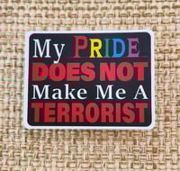 Image 4 of Not A Terrorist Sticker