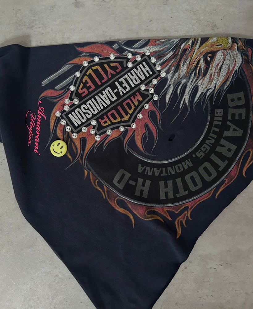Flame Eagle Harley Bandana 