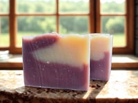 Image 2 of Mandarin Orange Cranberry Soap • Autumn Fruit Soap Bar • Handmade Cold Process • Cozy Seasonal