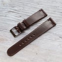 19mm Horween Shell Cordovan Strap - Armagnac