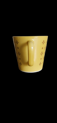 Image 15 of Set of 3 Pyrex Yellow Foulard Atomic Starburst Mugs 