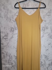 Image 1 of Mustard Ribbed Dress