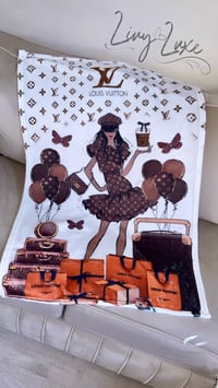 Ready to go LV blanket
