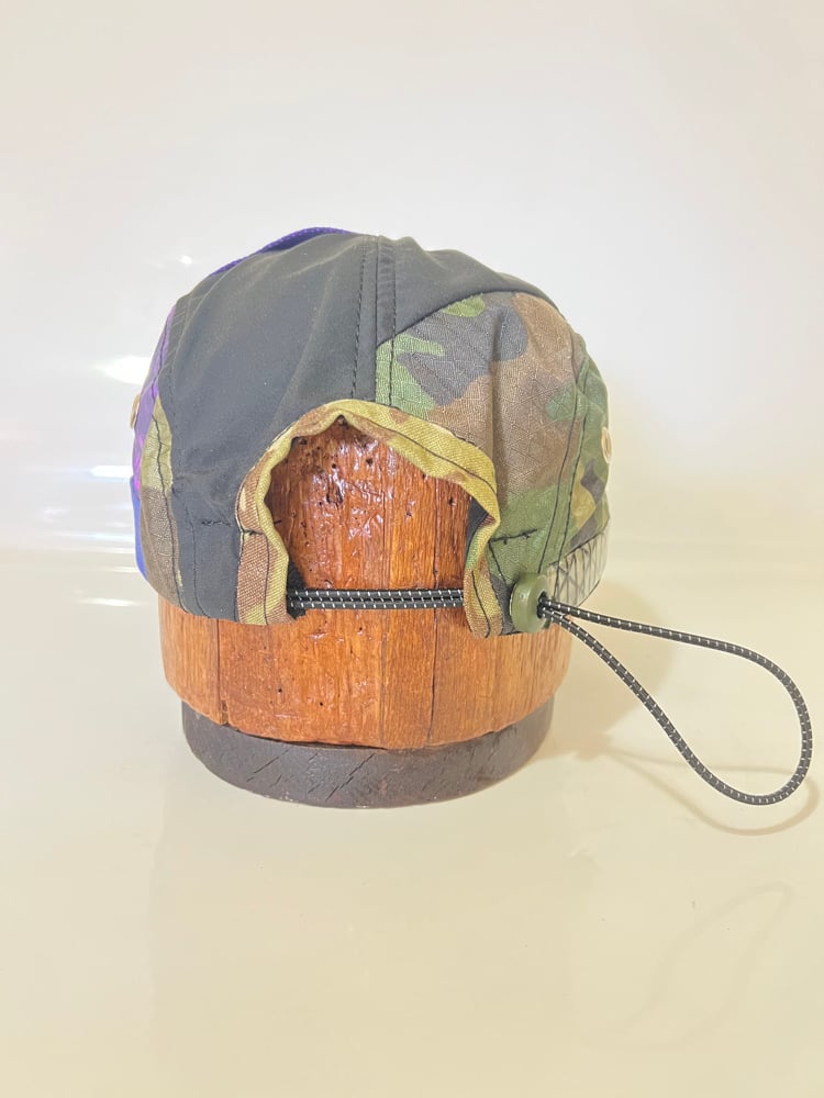 TNF Reflective Purple Tape Camo Glow Kevlar Upcycled 5-Panel