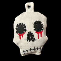 Image 2 of PLUSH SKULL KEYCHAIN