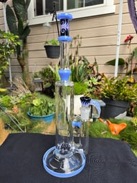 Image 1 of 2K Glass Art 2 Line Straight Tube