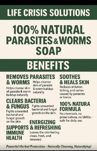 Image 4 of SOAP ROUNDS  FOR HSV,FUNGUS,MOLD,BED BUGS,LICE,JOCK ITCH,BACK ACNE,WORM & PARASITES  