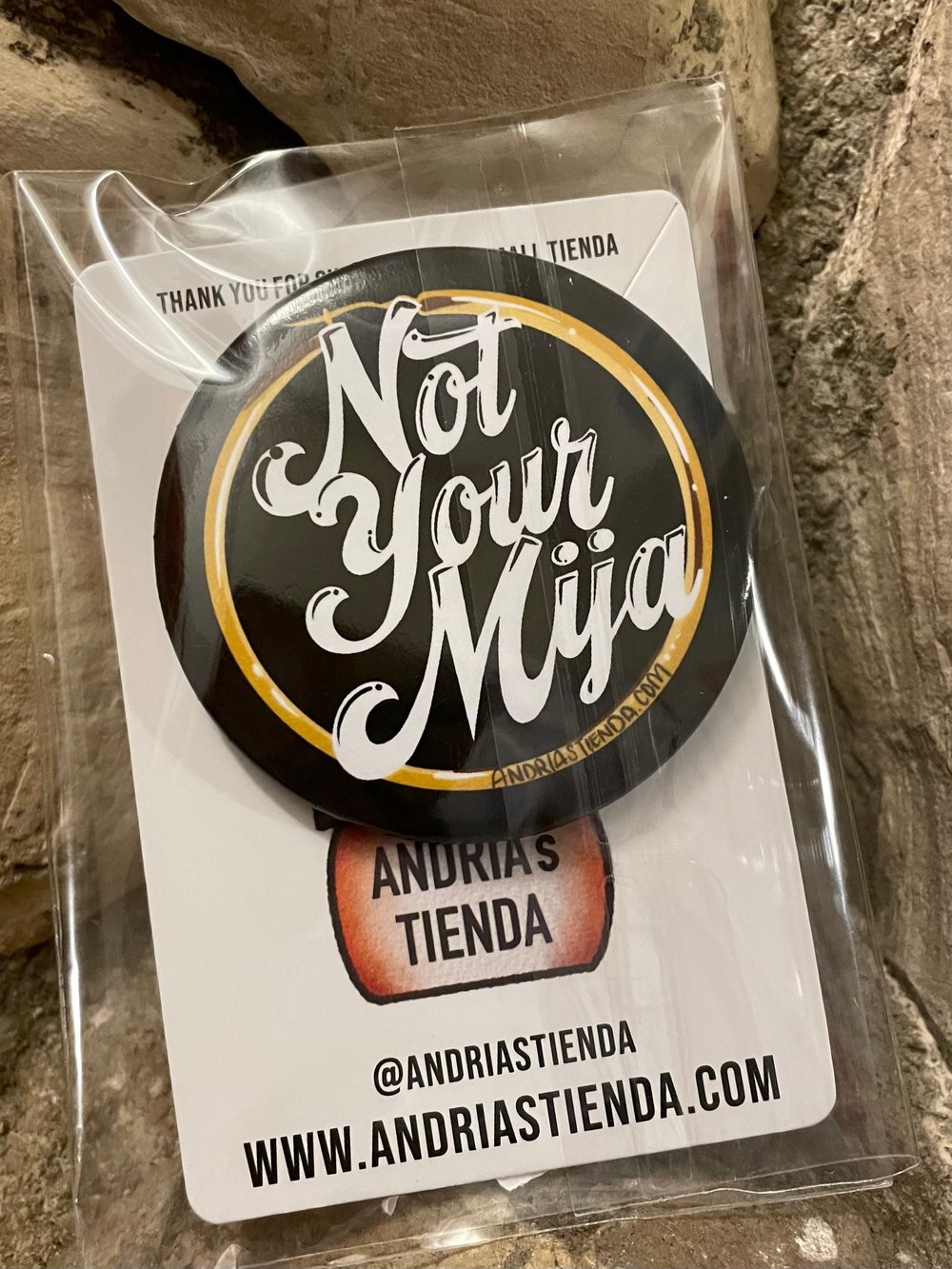 Not Your Mija Pin-Button