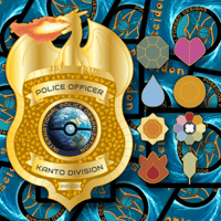 *PRE-SALE*Kanto Region Police Badge and Gym Badge Set