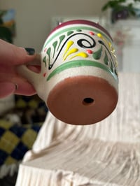 Image 2 of The Debbie Plant in Painted Terra Cotta Cup