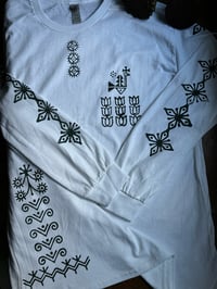 Image 4 of Block print T Long sleeve  (x, large)