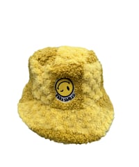 deep yellow Sherpa bucket hat 