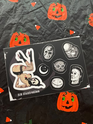 Horror Slasher Sticker Sheet