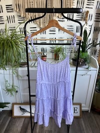 Image 1 of shein purple tier dress