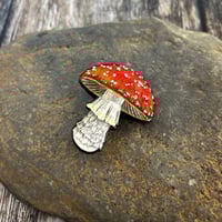 Image 1 of Fly Agaric Brooch