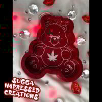 Red Care Bear Ashtray