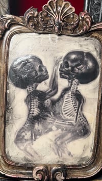 Image 1 of 'SIAMESE TWINS' [ Unique Print - { 1/1 } ] Hand Embellished Museum Archival Print 