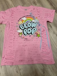 Medium blow pop lace destroyed 