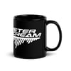 100 Meter Scream - Black Glossy Mug
